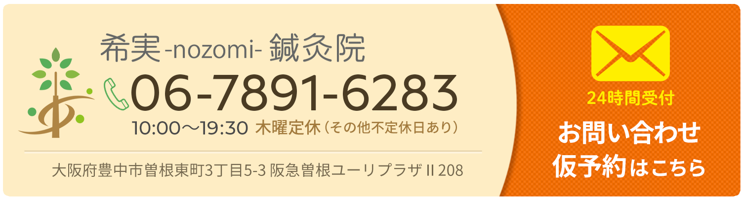 お問い合わせ・ご予約（06-7891-6283）